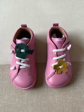 Camper Twins Leather Shoes for Toddler - Size 7